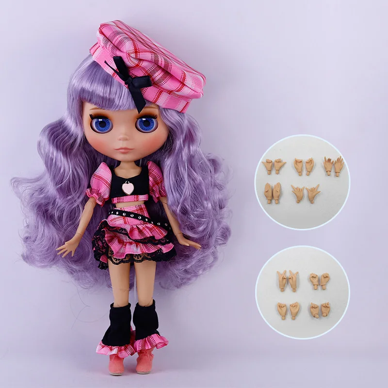 ICY DBS Blyth Puppe, hellbraune Haut, mattes Gesicht mit Augenbrauen, Sonderpreis, 1/6 BJD JOINT Body Neo, Weihnachtsgeschenk, Anime