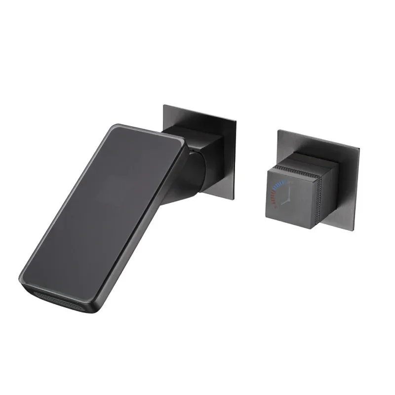 صنبور مدمج، جميع النحاس، مخفي، تبريد فردي، ذكي، شاشة رقمية منزلية، حوض ساخن وبارد #1