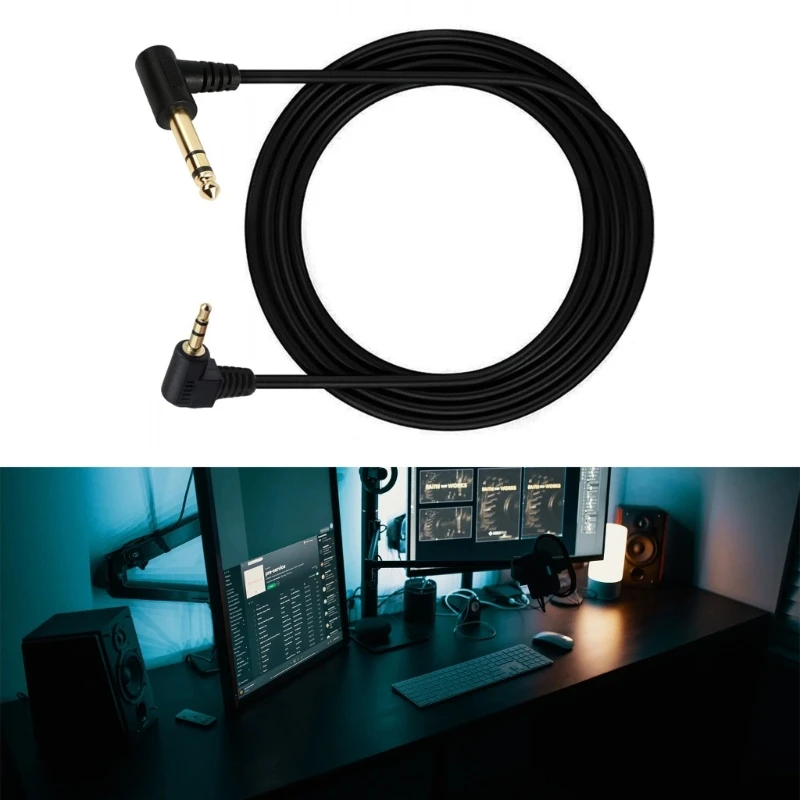3.5 مللي متر 1/8 "TRS إلى 6.35 مللي متر 1/4" سلك ستريو سلك لمكبر صوت نظام منزلي ومكبرات صوت 180 سم