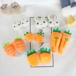 Cartoon Rabbit Dolls Padded Patches, Appliques for Clothes, Sewing Supplies, DIY Hair Decoration, 10 PCs/Lot