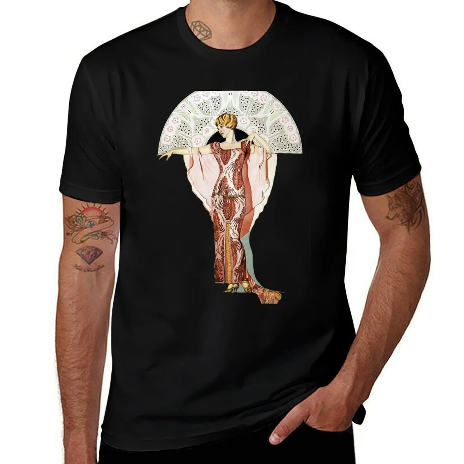 

The Gossard Line of Beauty by Coles Phillips - Vintage Art T-Shirt plus sizes tshirts personalised mens graphic t-shirts hip hop