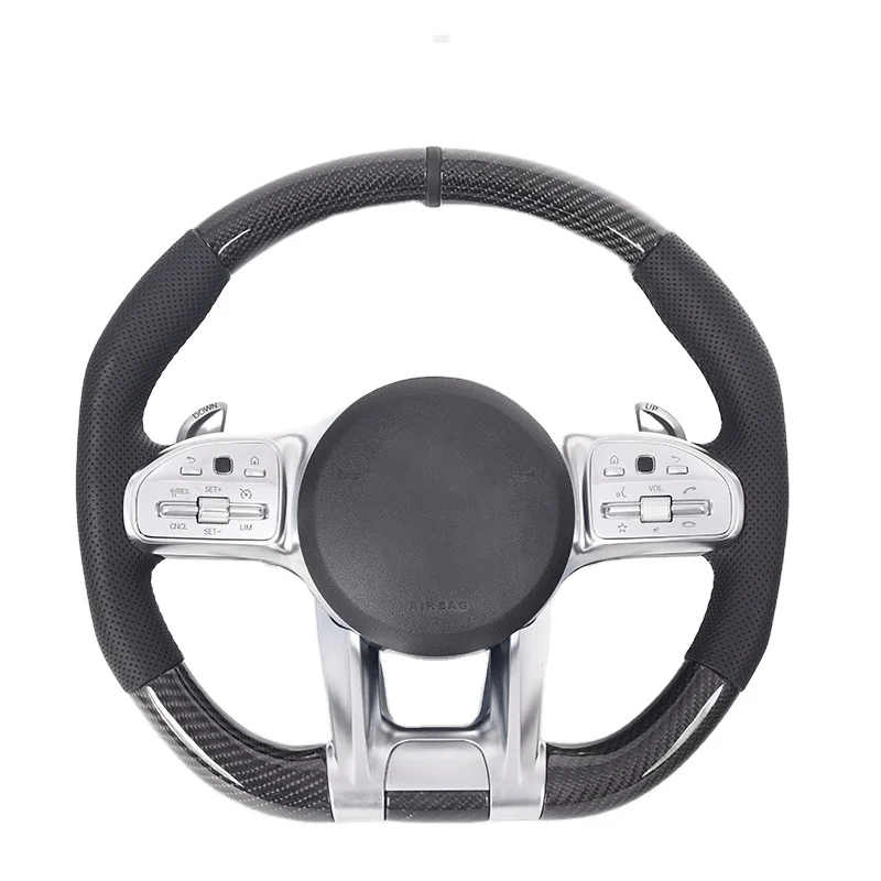 

Car Steering Wheel for AMG S Class W124 W221 W166 C300 E Class C350 CLAS550 W203 Carbon Fiber Steering Wheel