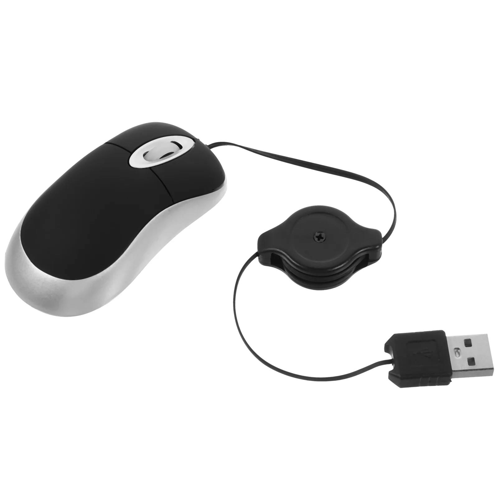 

Mini Compact Travel Optical Mouse Retractable Cord Plug for usb mouse mouse pc retractable mouse