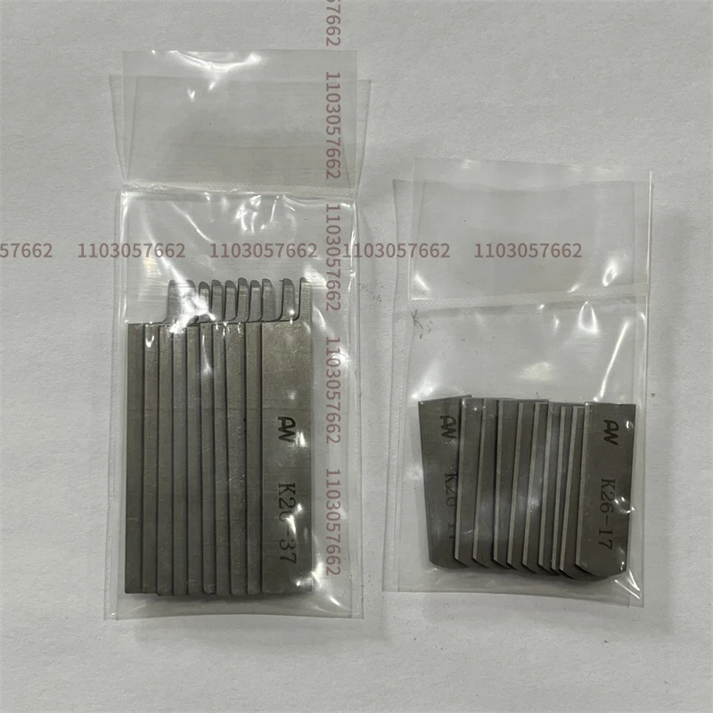 10PCS AN K26-37 K26-17 Blade Wide Knife Seamless Machine Top Knife Lower Knife Xingrui Shing Rui 740 Four-Pin Six-Lane Sewing