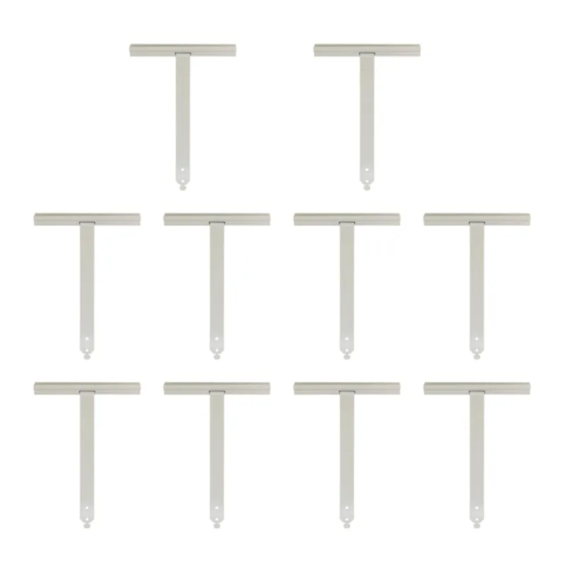 10PCS 150x190mm Roller Shutter Spring Rivet T-Strap Shutter Spring Security Spring Slat Hanger Aluminum Alloy Hook