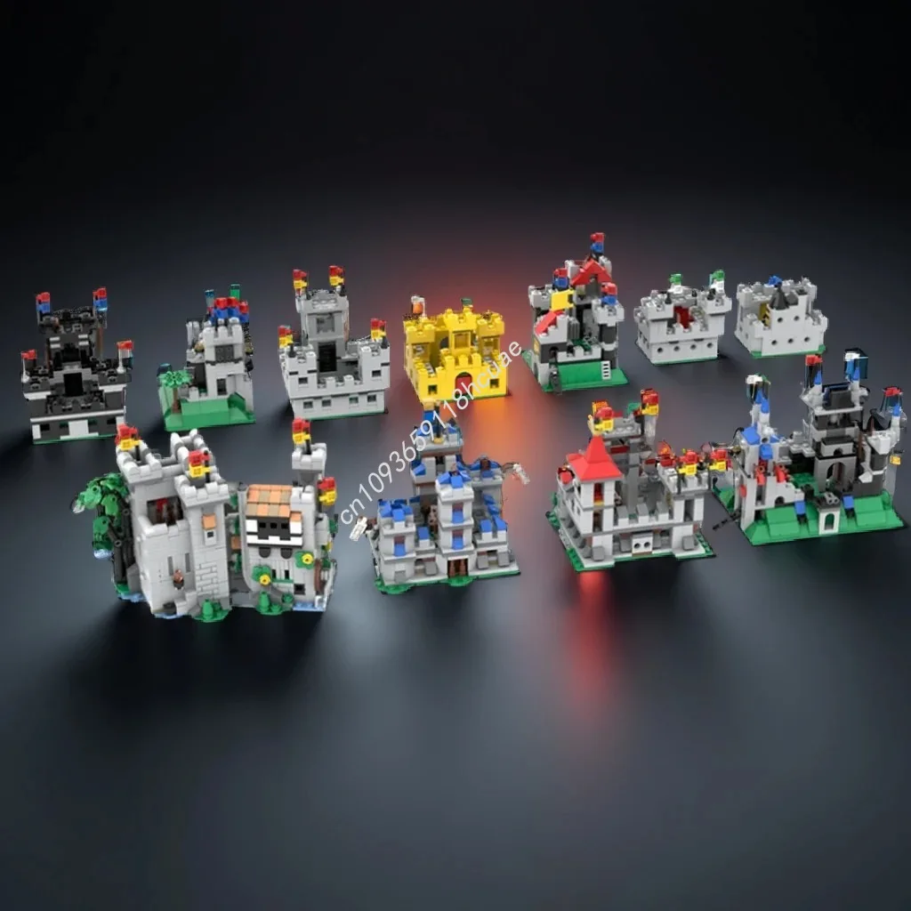 

4042 шт. MOC мини-замок, коллекция деталей 1and2, строительные блоки для замка, STEAM Learning, практические способности, рождественская игрушка в подарок