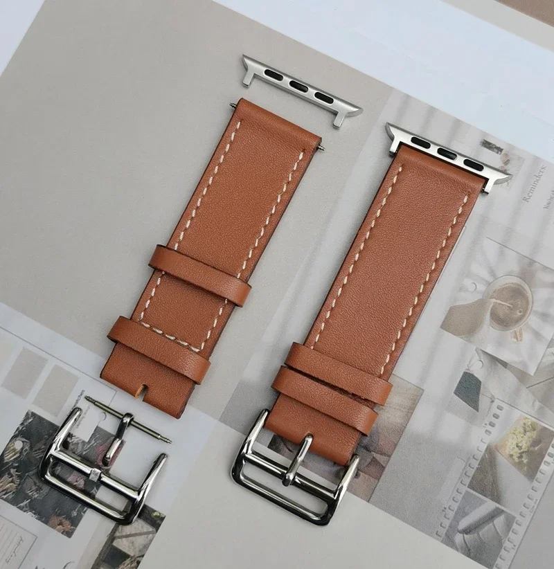 Connector For Apple Watch band Series 9 8 7 6 5 4 3 SE 44mm 40mm 38mm 42mm 41mm 45mm Stainless Steel Adapter iwatch Ultra 2 49mm image 4