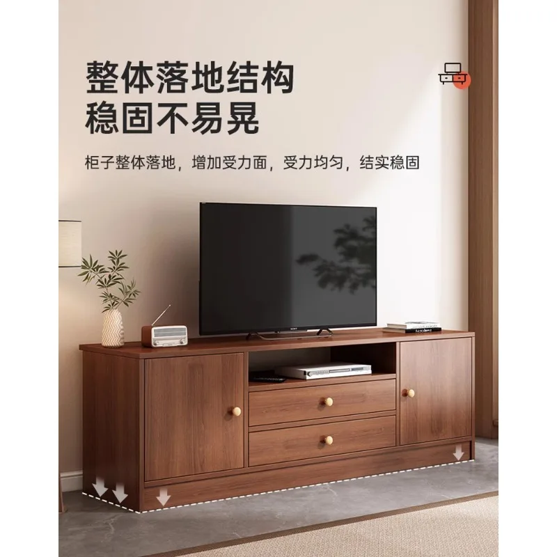 

Corner Rest 43.3 Inches (110 Cm) Wide Natural Lowboard Storage Movable Shelf Customer Assembly TV Stand