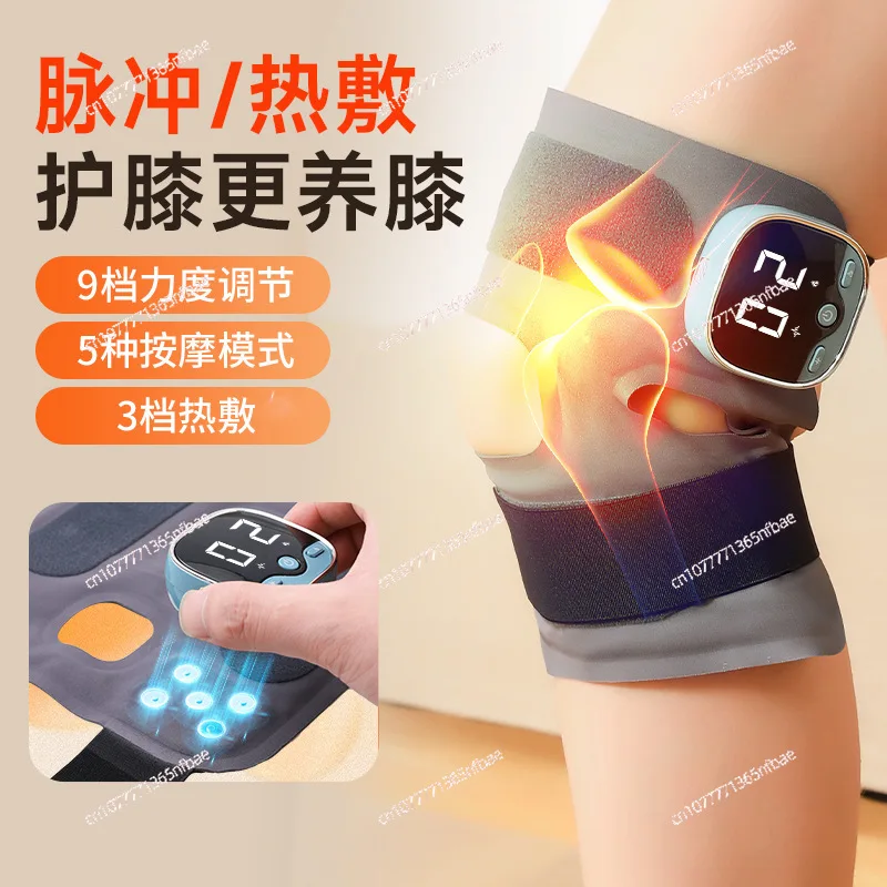 Smart Adjustable Full Leg Massager 3‑in‑1 Knee Thigh Calf Massager with Heat Therapy