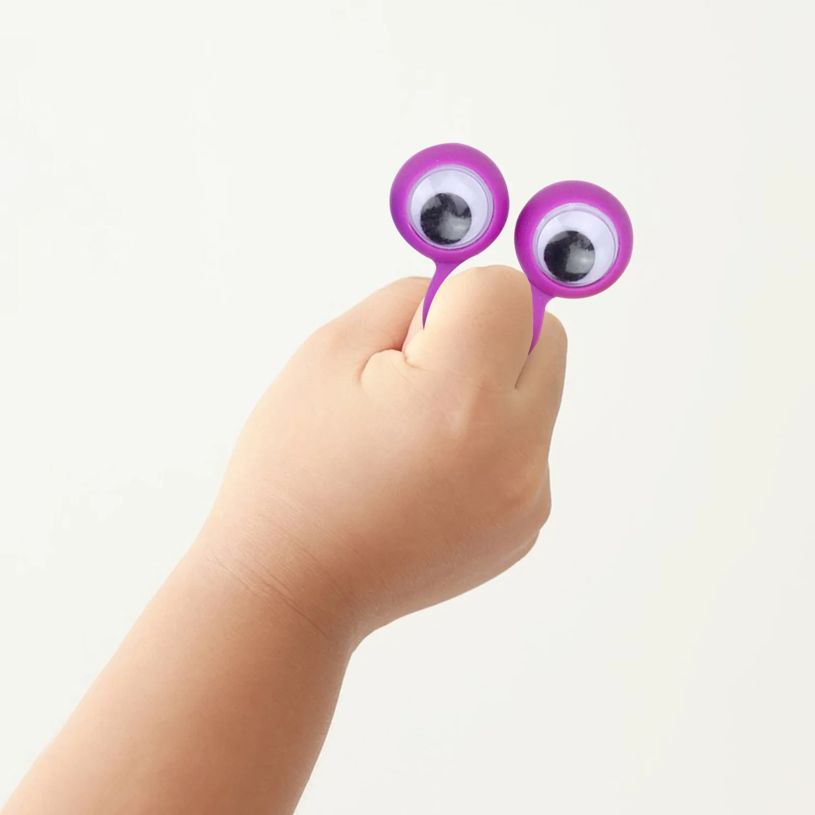 24 قطعة العين فنجر الدمى مقلة العين خواتم حفلة لصالح الاطفال حلقة بلاستيكية التعليمية التظاهر اللعب الإبداع لعبة أطفال