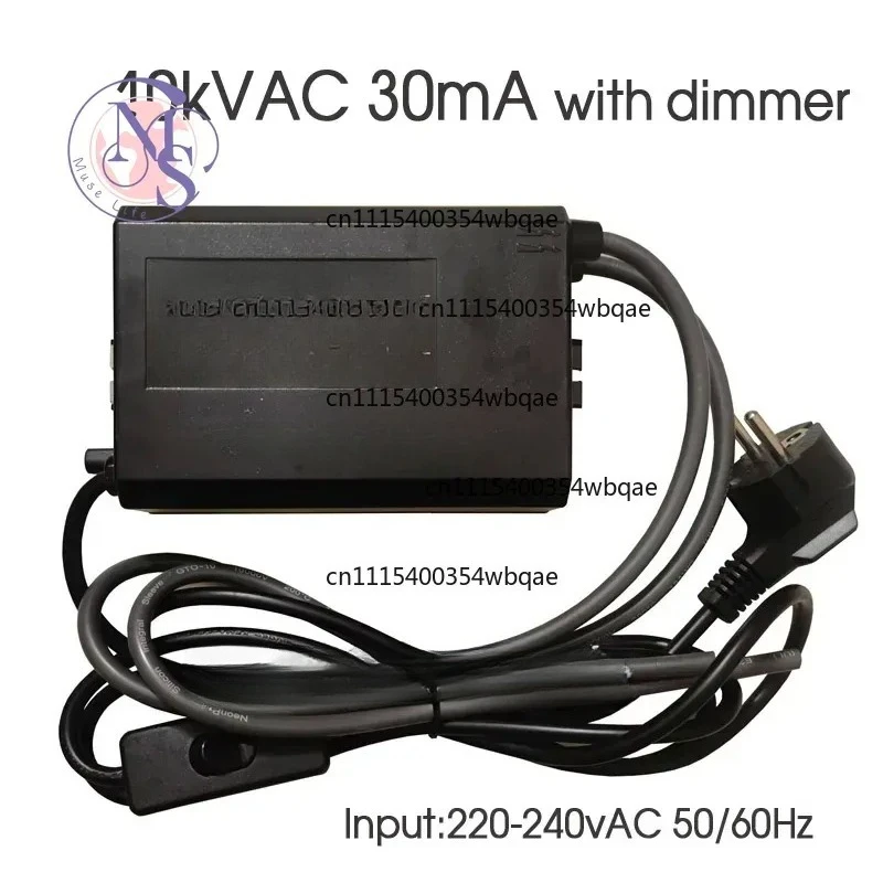 ZOCI-FOR-10kV 30mA Neon Sign Transformer Power Supply Rectifier With Dimmer Adjustable Load 10M 220-240VAC 50/60Hz