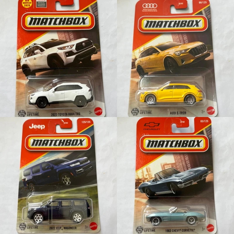 Available Original Matchbox Car 1/64 2025h Maserati Mc12 Toyota 4runner Porsche 911 Targa Ford Vehicle Model Collectible Toy Car