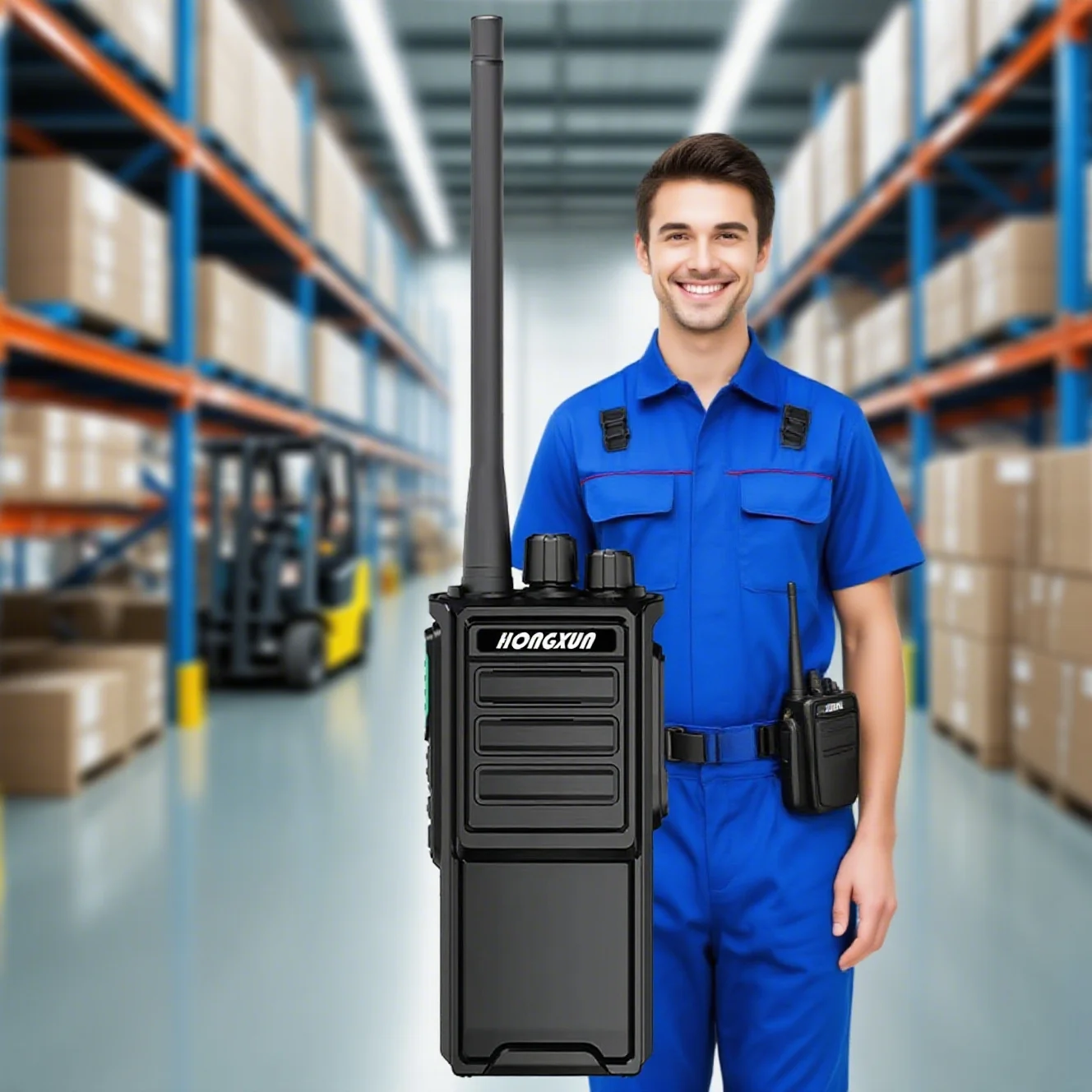 

HX-HP685 10W UHF Walkie Talkie IP68 400-520MHz One-Key Frequency Matching Channel Scan Strong Signal Large Capacity Battery