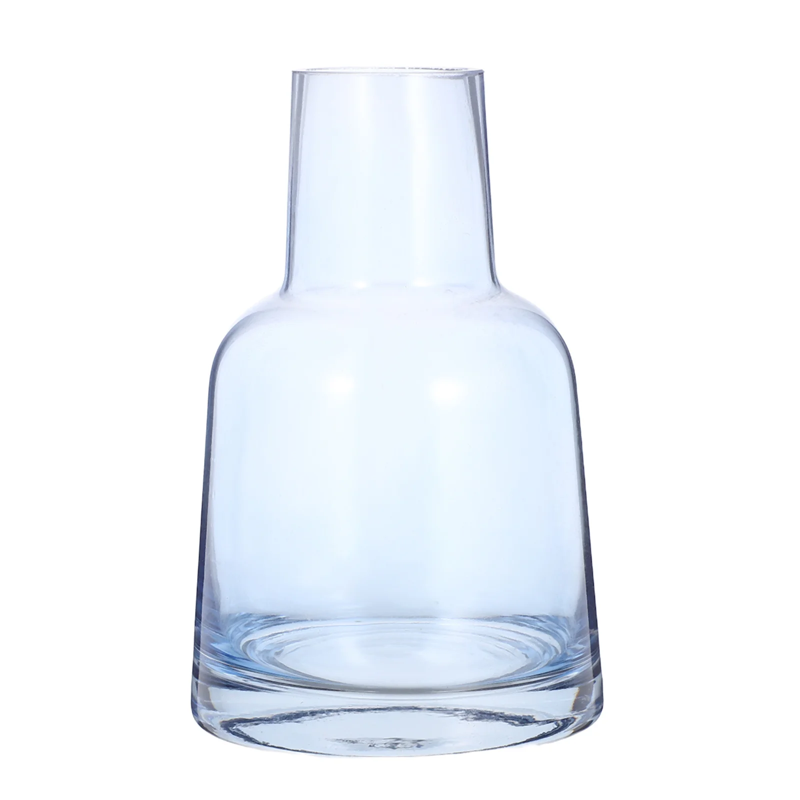 

Glass Flower Vase Bottle Brevicollis Grey Blue Decorative Creative Flower Arrangement Home Desktop Office Glass Vase