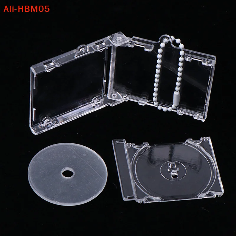 (HB05)Mini NFC Functional CD Disc Case Key Chain Peripheral Commemorative Album Key Holder For DIY Backpack Pendant - view 2