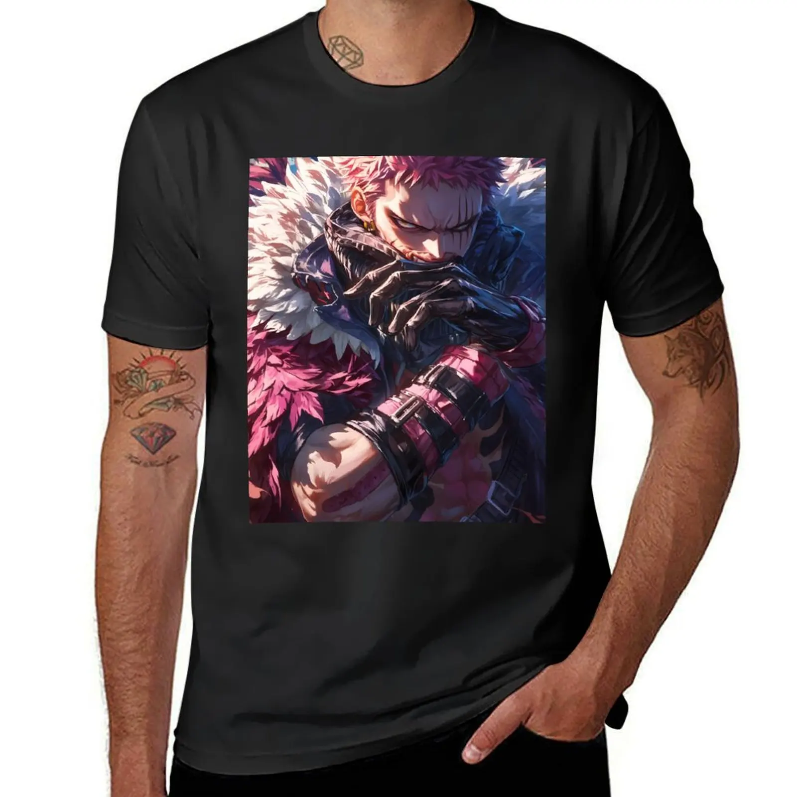 Katakuri's Honor: A Duel That Surpassed Time T-Shirt anime stuff hippie clothes heavyweights t shirt for men