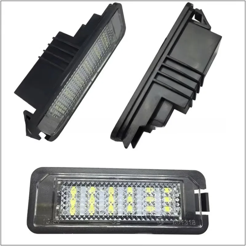 

Zza для Volkswagen Golf 5/6/7 Passat Porsche Skoda SEAT 2 шт. светодиодные фонари номерного знака в сборе