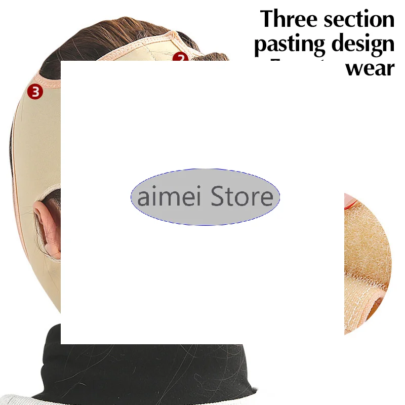 Fasciatura elastica per il viso dimagrante Linea V Shaper per il viso Donna Mento Guancia Sollevamento Cintura Massaggiatore per il viso Cintura Strumenti per la cura della pelle del viso Bellezza