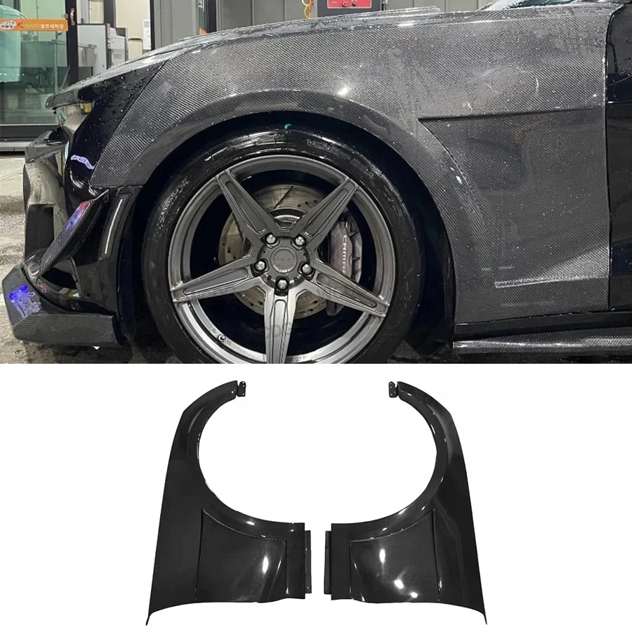 

Carbon Fiber AC Style Fender For Chevrolet Camaro LS LT RS SS Z28 ZL1 Convertible 2016+ Side Fender Air Vented Mudguard Bodykit