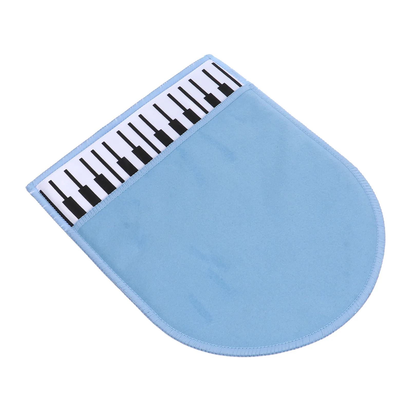 1Pcs Piano Cleaning Cloth Sky Blue No Lint Supple Hand Use Dust Water Removal Instrument Polishing Cleaning Cloth