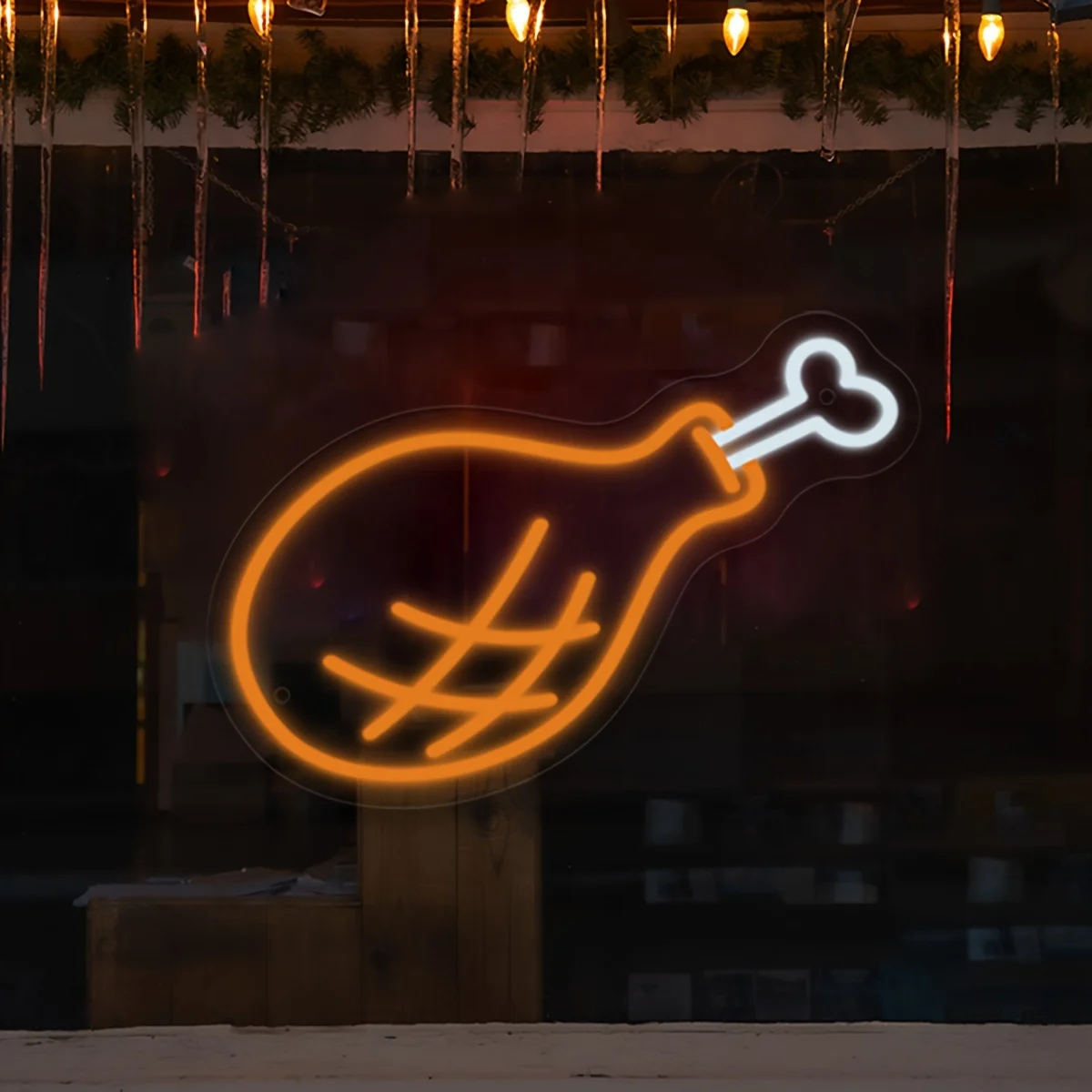 

Неоновая вывеска в виде куриных ножек, внешняя идентификация по USB, неоновые вывески для баров, ресторанов, магазинов гамбургеров, вечеринок, свадеб, дней рождения, украшение комнаты