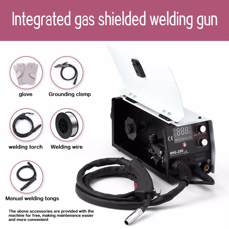 Electric welding machine dual-purpose airless two shield welding machine household all-in-one 220v industrial argon arc welding