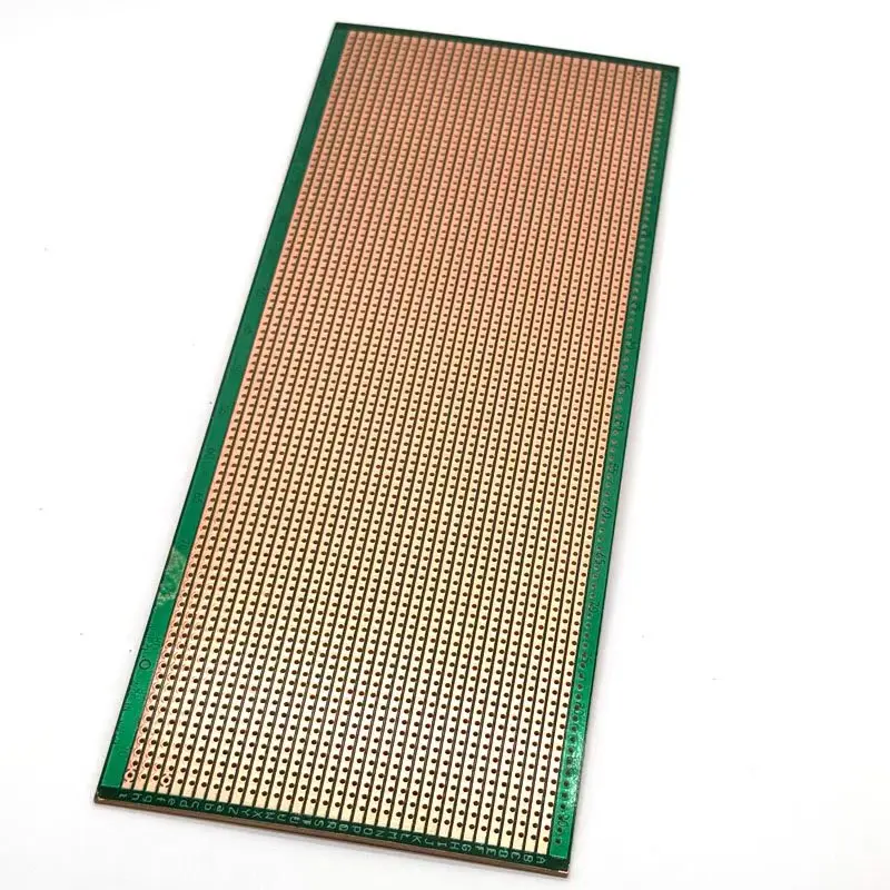 1 sztuk DIY 10x24.5 10*24.5CM prototyp papieru PCB uniwersalny eksperyment matryca płytka drukowana pojedynczy rząd ciągły otwór 100x245mm