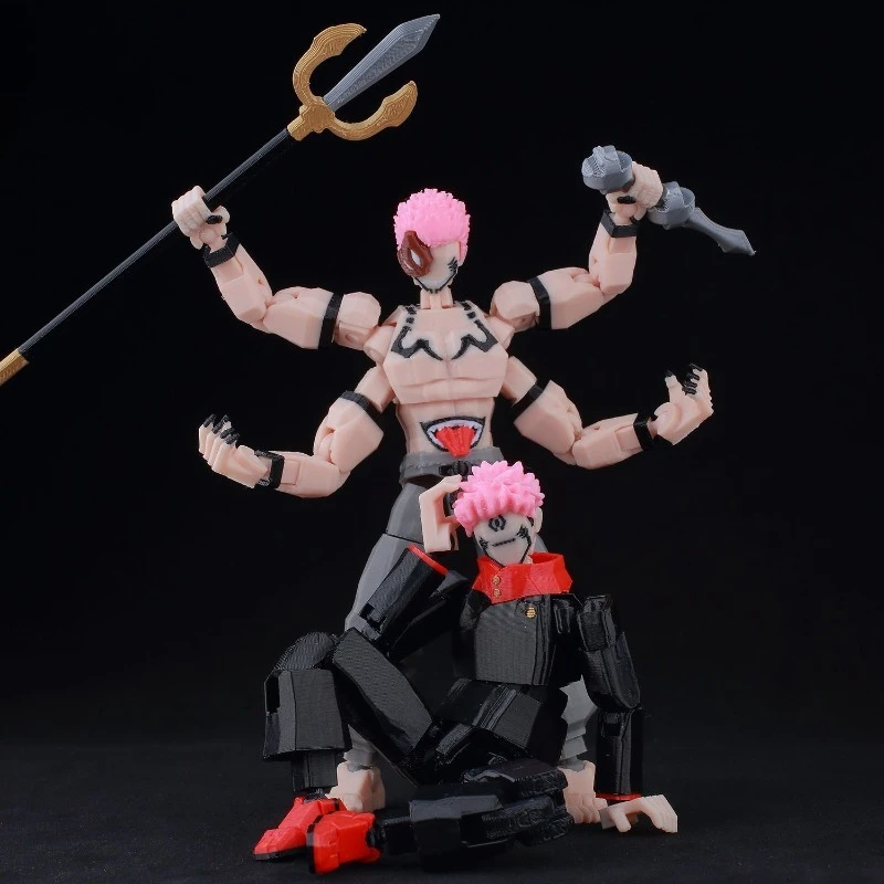 16-20 cm 3D Baustein Anime Fünf Statue Action Figur Modell Kit Sammeln Desktop Ornament Dekoration Geschenk für Kinder jungen