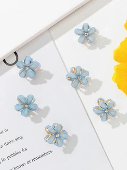 6/12 قطعة مخلب شعر الكرتون الصغيرة الأطفال مقاطع الشعر للفتيات زهرة انتزاع مشبك شعر كليب أغطية الرأس إكسسورات شعر الأطفال