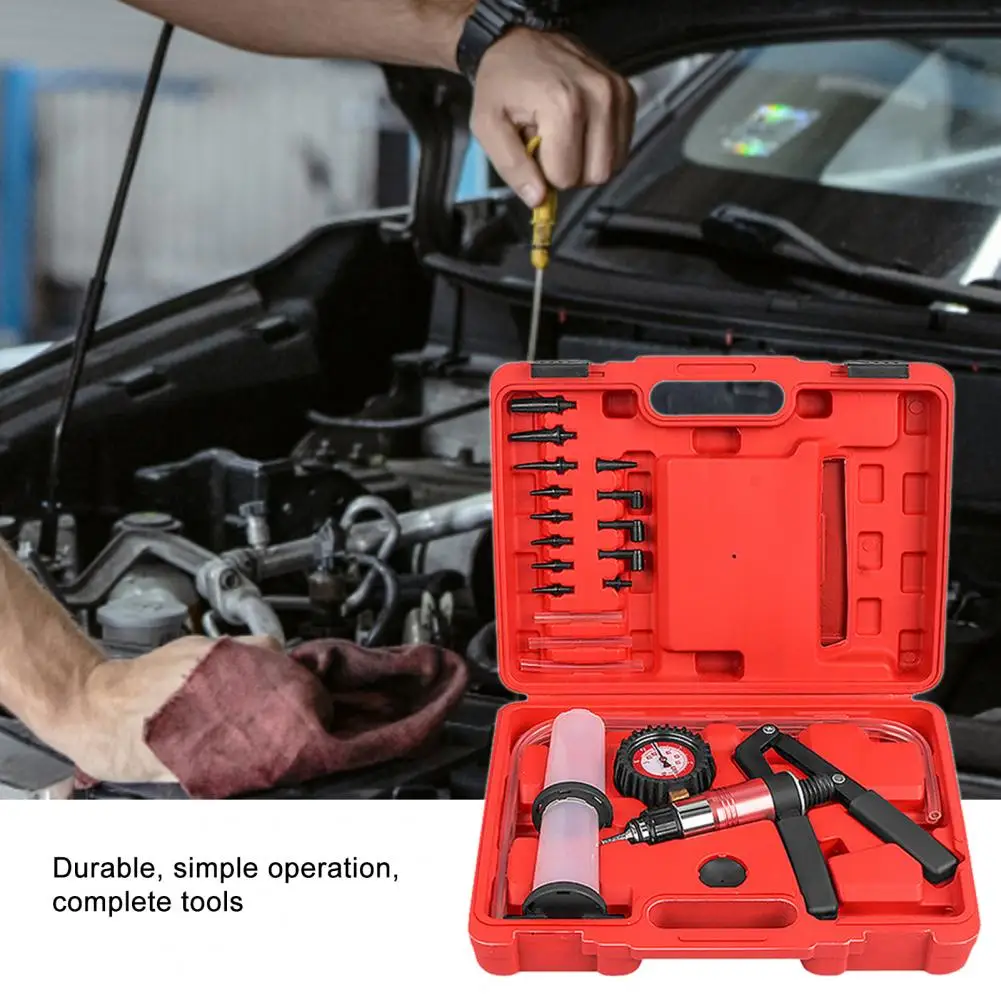 

Pump Tester Kit Multi-functional Complete Tools High Performance Manual Test Portable Car Hand Held Vacuum Pump Kit Car Supplies