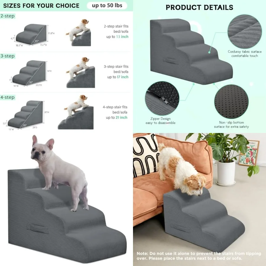 Dog Stairs for Small Dogs and Cats, 20