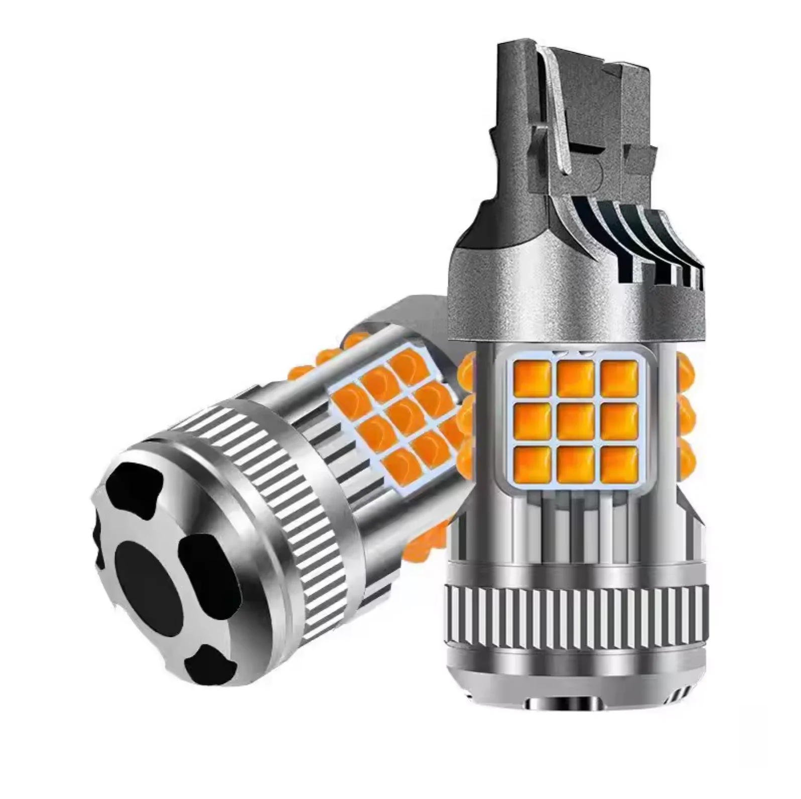 

CANBUS 7440 Янтарная светодиодная лампа указателя поворота с защитой от гипервспышки, без ошибок, 1/2 комплекта