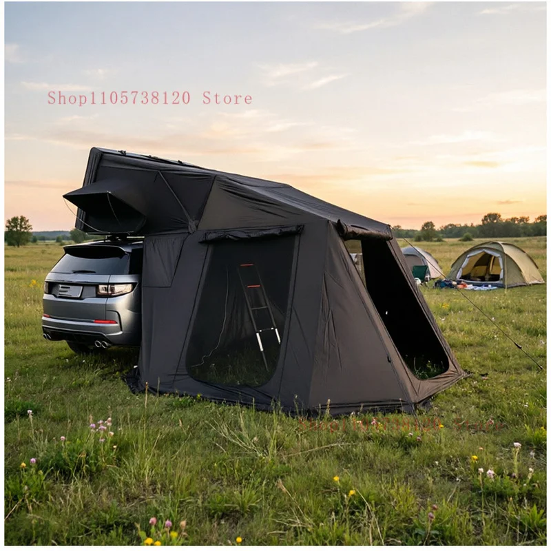 Factory Hot Selling Aluminum Alloy Roof Tent, Foldle, Outdoor Vehicle-Mounted Camping