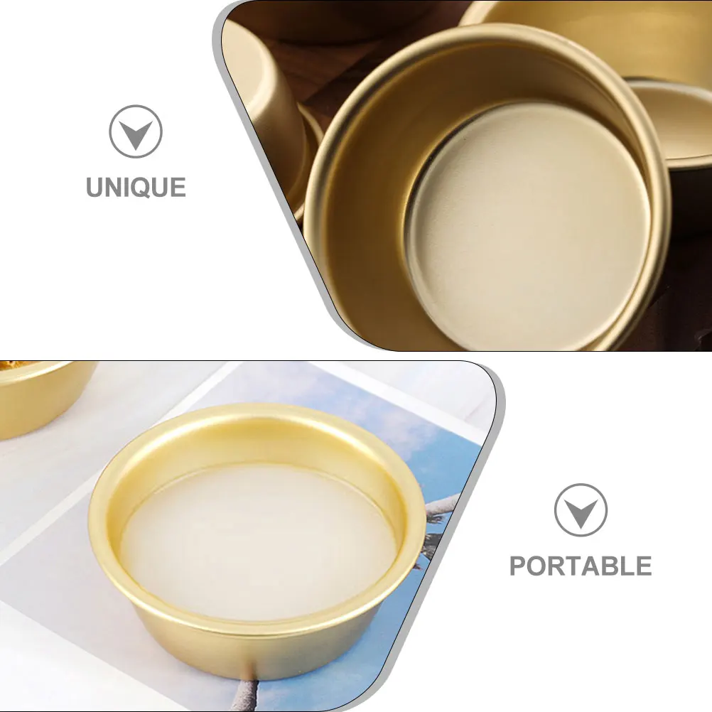 

2pcs Korean Camping Hiking Soup Dish Aluminum Small Reusable Water Bowl Outdoor Food Container Camp Bowl Utensil