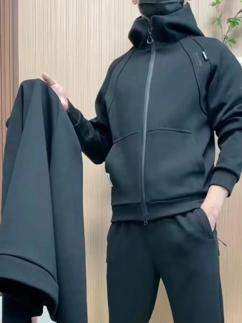 

Faionable Премиум Мужской повседневный комплект спортивной одежды из двух предметов Осень Зима Новое поступление Ele Универсальный Легкий Персонализированный