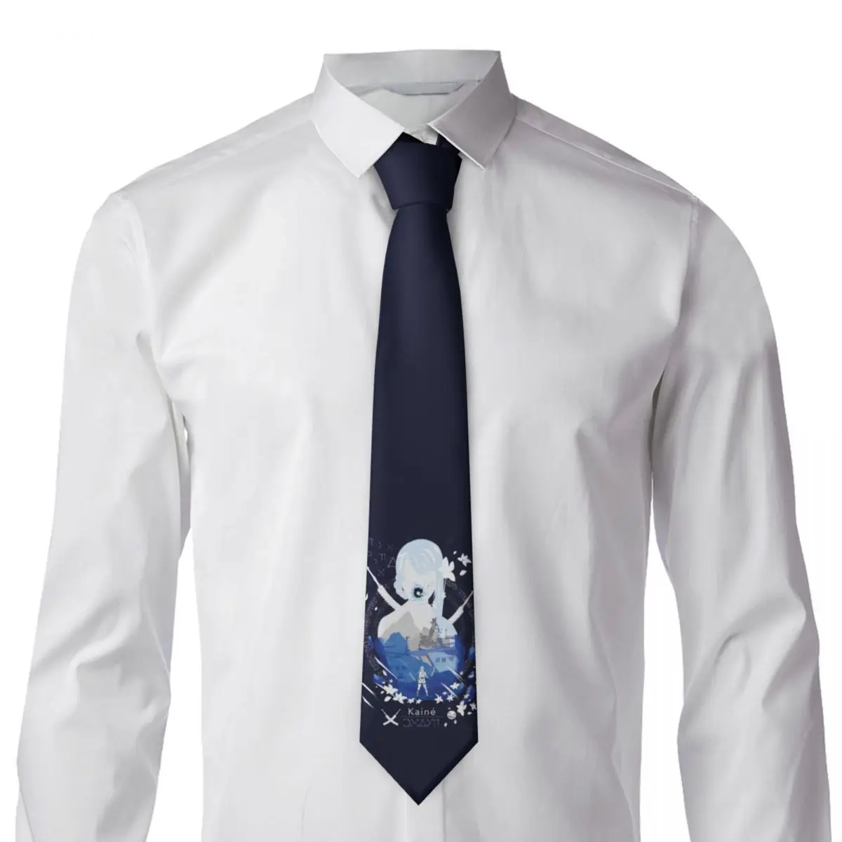 Anime Kaine Tie Video Game Cool Fashion Neck Ties For Men Daily Wear Quality Collar Tie Graphic Necktie Accessories