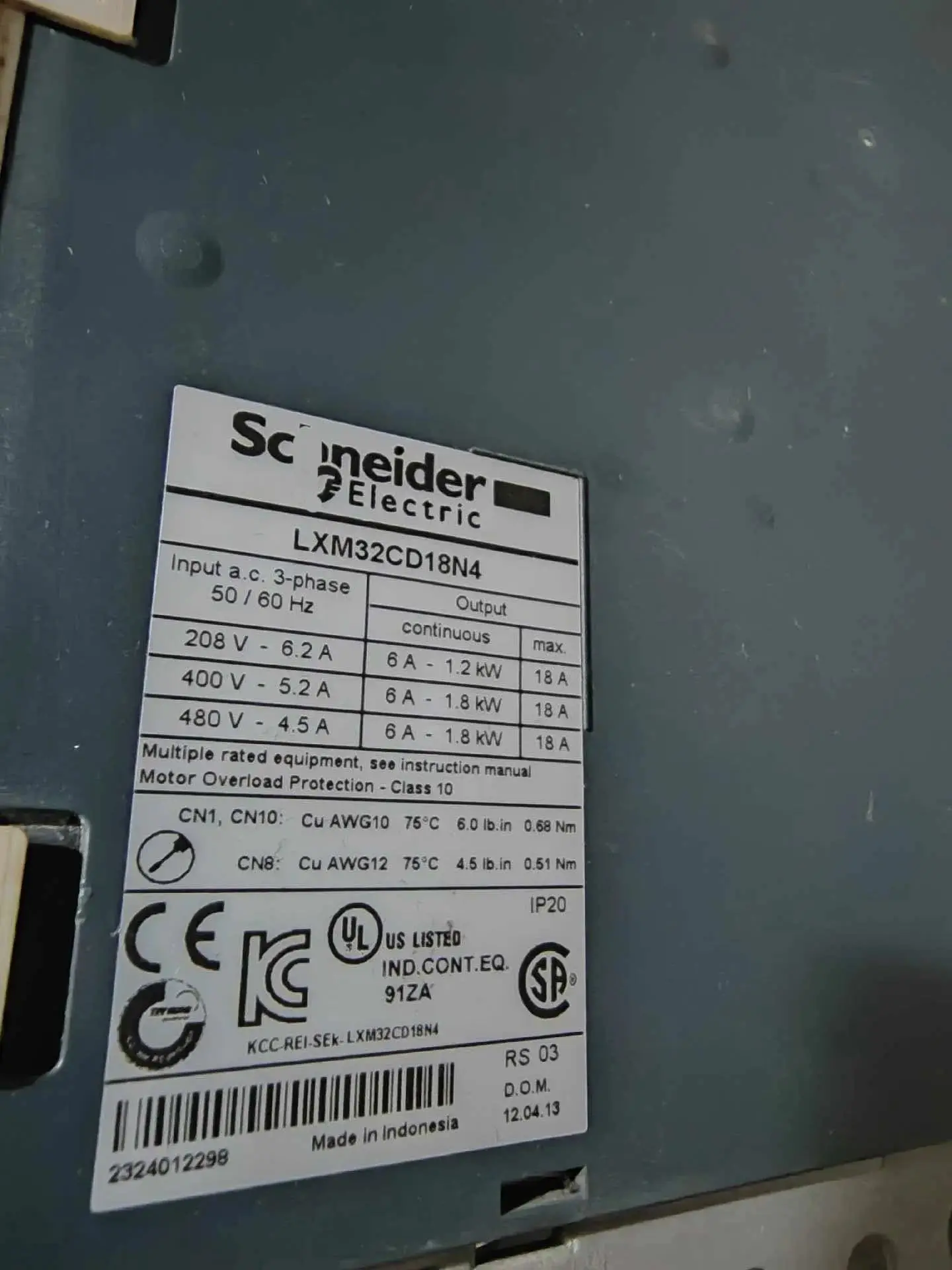 LXM32CD18N4 Servo Drive for Schneider
