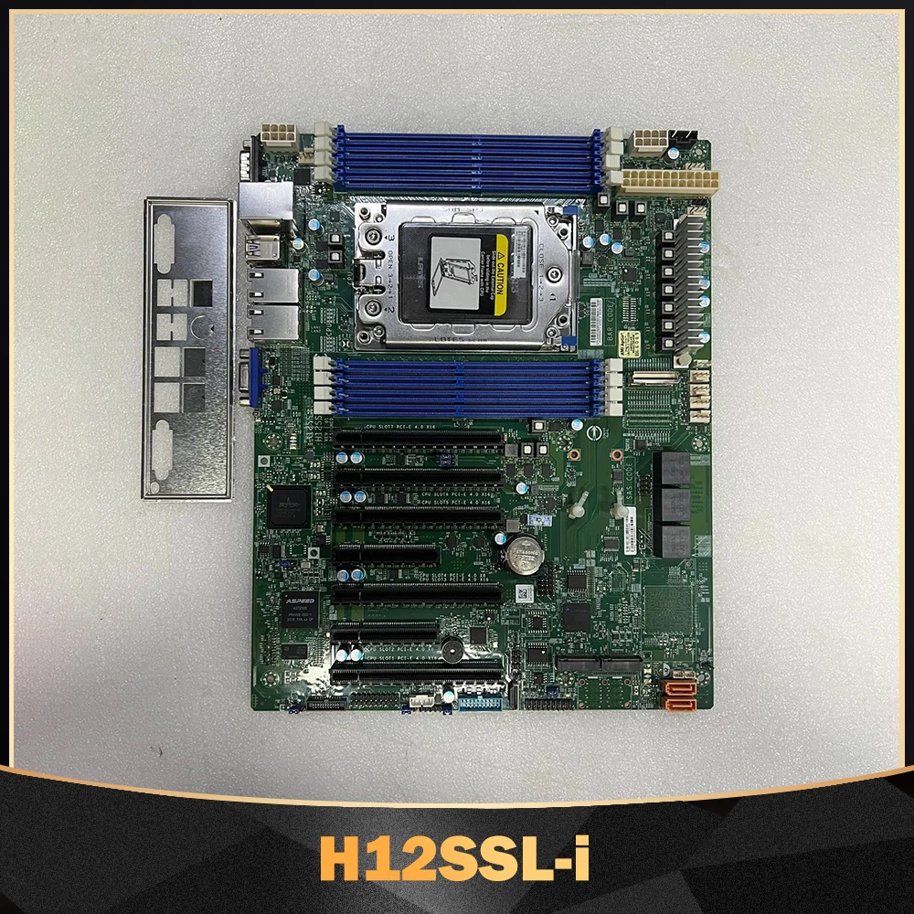 

H12SSL-i Server ATX Motherboard Chipset 7002/7003 Series Cpu Supports Pcie4 Tested Fast Ship