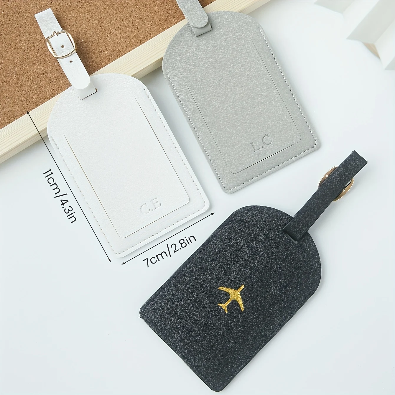 1 قطعة علامة الأمتعة الأولى مخصصة لحقائب السفر اسم مخصص علامات الأمتعة للرجال والنساء حقيبة سفر شخصية على ظهره العلامات