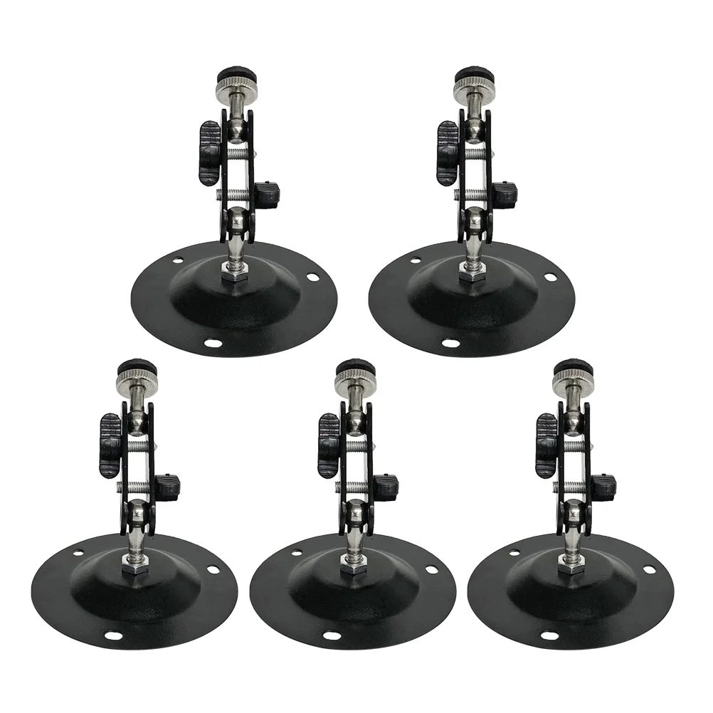 

5pcs Camera Wall Mount Bracket 360 Degree Rotatable Security Camera Holder For Indoor Outdoor Use Monitor Mount Stand