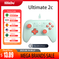 Original 8BitDo New Ultimate 2C Wired Gaming Controller for PC, Windows 10, 11, Raspberry Pi, Android