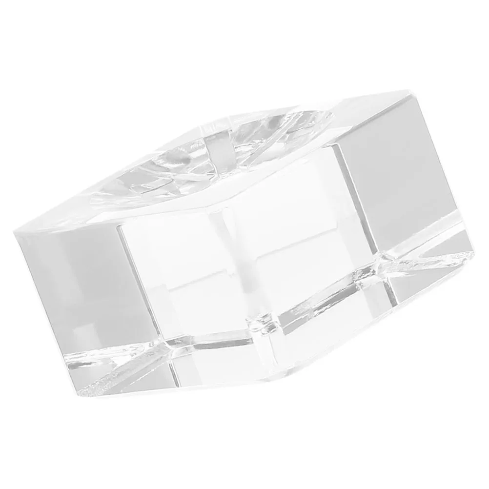 

Crystal Ball Base Clear Transparent Sphere Stand Desktop Display Holder for Crystal Spheres Home Office Clear Sphere Stand