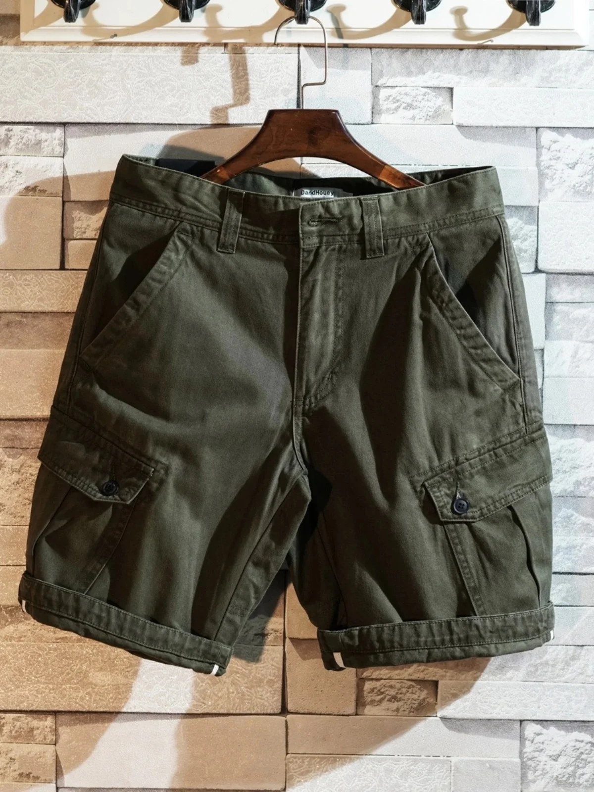 

Retro Waed Cotton Workwear orts for Men Durable Five-ket Utili Pants Faionable Urban Sle Antimicrobial Straight Leg