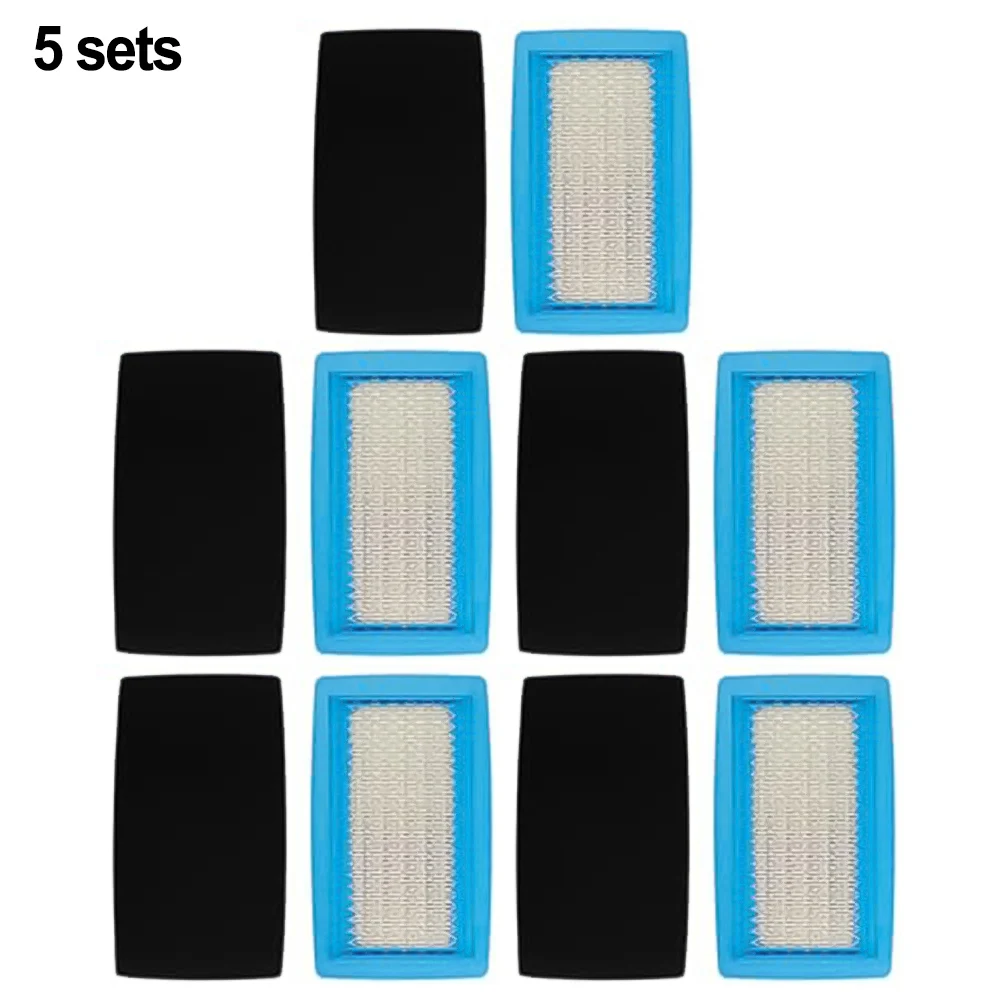 

5pcs Air Filter With Pre-Filter Kit For Echo PB-8010 PB-9010 Backpack Leaf Blowers For Enhanced Airflow Garden Power Tool Parts