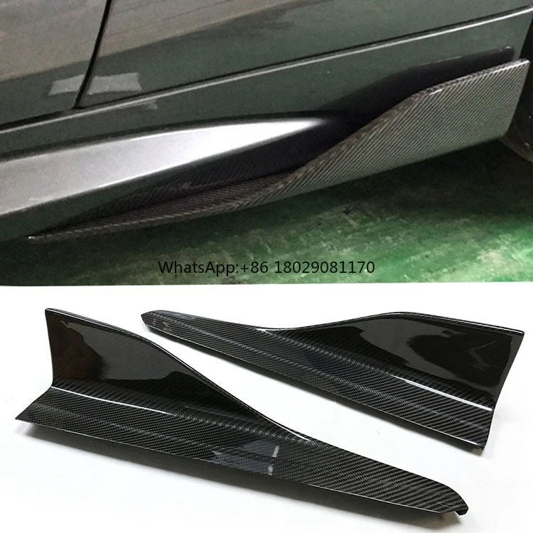 for BMW M2 M2C F87 2019-2023 MP style carbon fiber Car side skirts body kit fender liner side sill beam