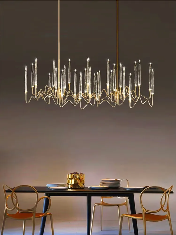 

Современная роскошная светодиодная хрустальная люстра, свадебное украшение в виде ветки дерева, подвесные лампы для столовой, спальни, бара, подвесной светильник