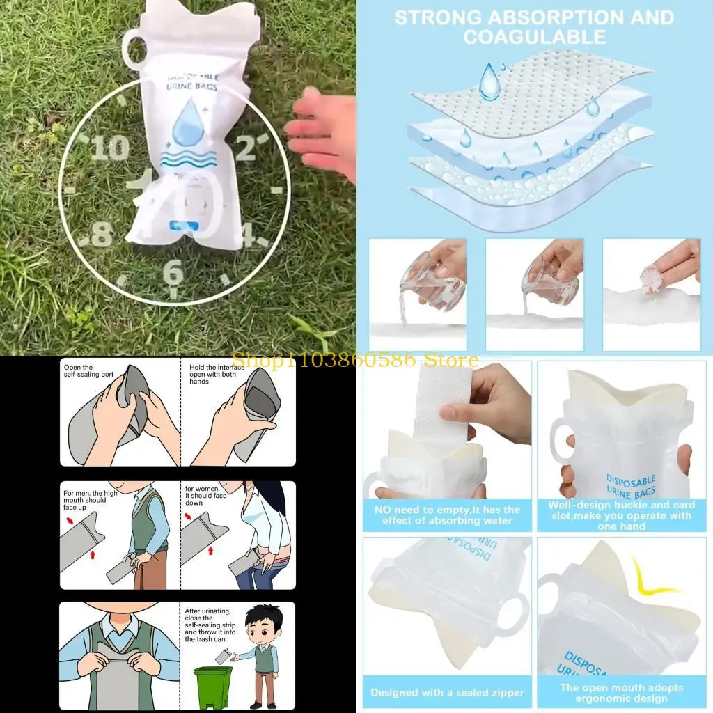 

242A Сборная моча. Одноразовая сумка мочи 700 мл пакета мочи.