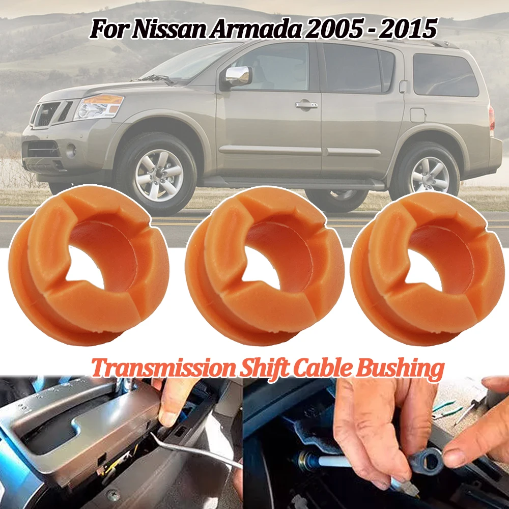 

3 шт., втулка для троса переключения передач для Nissan Armada 2004 2005 2006-2015