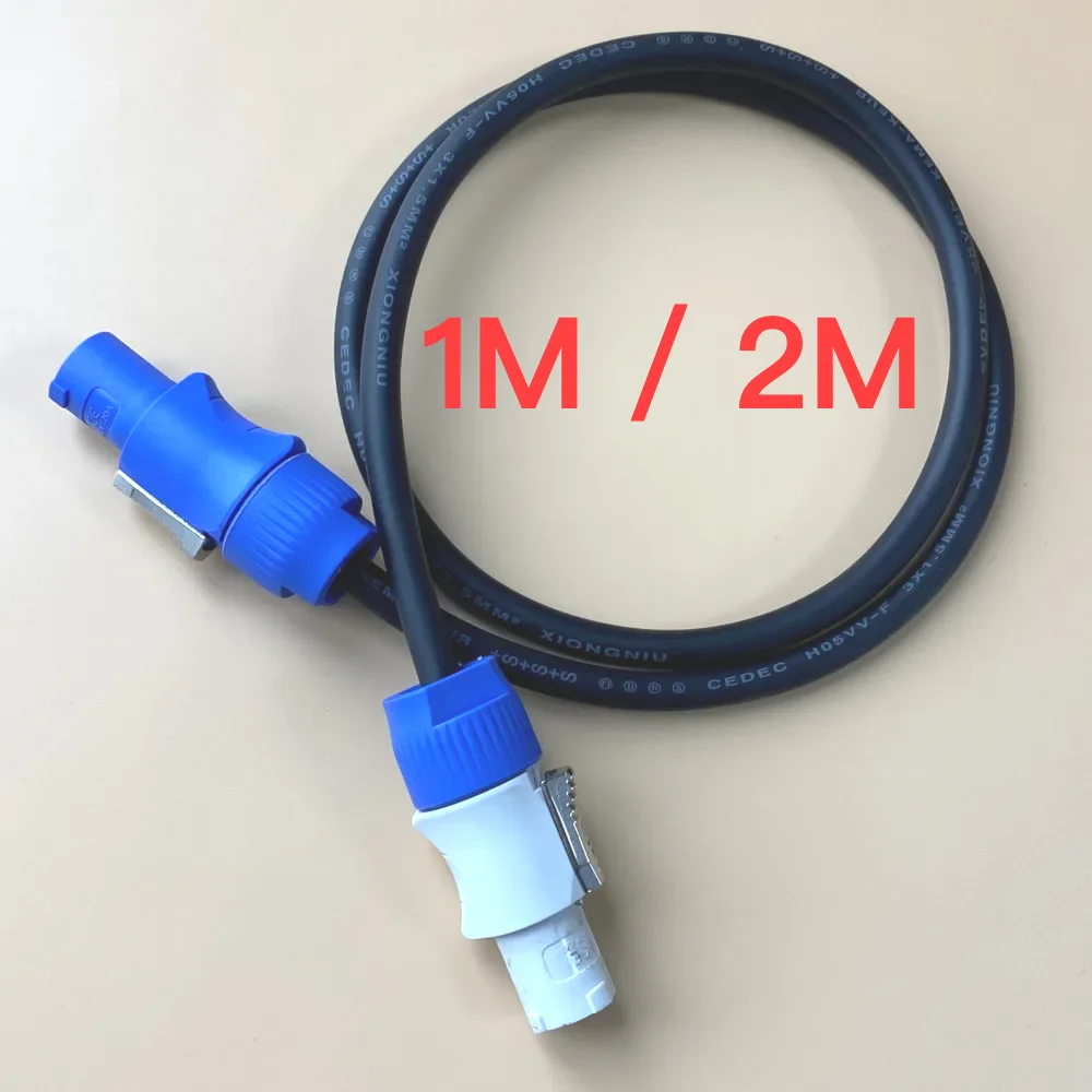 

1M 2M Moving Head PowerCON Cable 3x1.5mm² AC Power Cable Extension Powercon IN/OUT Conversion Wire For Stage Lighting DJ Audio