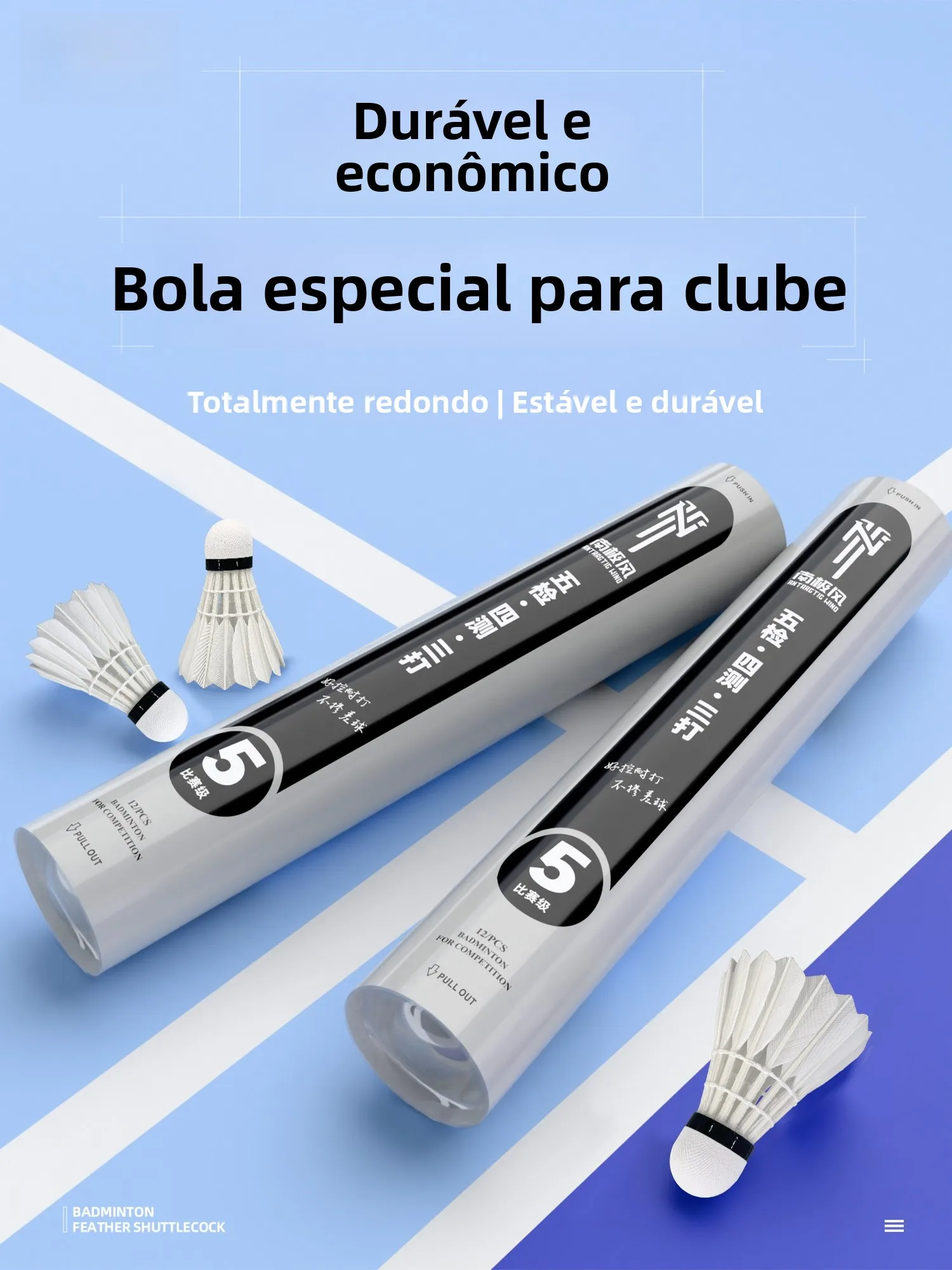 antarctic-wind-competition-5-badminton-professional-flight-stability-durability-natural-feathers-flagship-badminton-shuttlecock